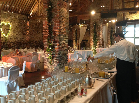 La Ferme de Beaurieux Mise en place et gestion de mariage