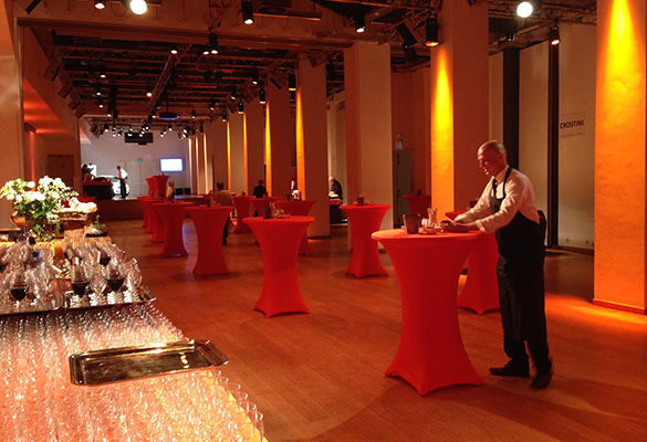 BOZAR Mise en place et gestion Walking dinner 400 personnes